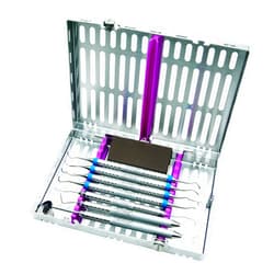 Hu-Friedy IM5106 Signature Series 10 Instrument Cassette, Small, Purple