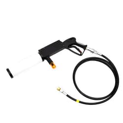 Rosyouth Smoke Machine Handheld CO2 Fog Machine, Fog Machine with 3 Colorful LED Lights Effect, Jet Machine w/ 10.14in Hose, DJ Effects Smoke Machine for Concert Party Bar Club