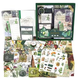 Ahuowom Scrapbooking Supplies Kit Scrapbooking Supplies for Bullet Junk Journal, Journaling Kit for Teen Girl Kid Women