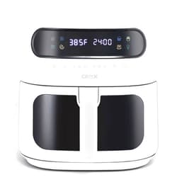 CRUX x Marshmello 8.0 QT Digital Air Fryer with TurboCrisp Technology, Touch Screen Temperature Control, Timer and Auto Shut-off, Fully Programmable, White