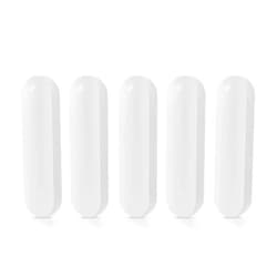 VARWANEO 5 Pcs 30mm(1.18 inch) PTFE Magnetic Stirrer Mixer Stir Bar,White Color,Laboratory Bar,Stir Plate Bar,Stir Bars…