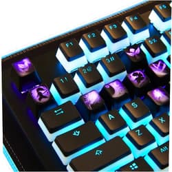 KeycapBro League of Legends Custom Keycaps (Champion Lulu) - Laser Engraved with Each Champion's Portrait, Passive, and Skills. Fit with Any Mechanical Keyboard. League of Legends Gift for Gamers