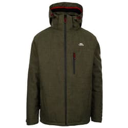 Trespass Mens Fyfinn Warm Winter Padded Waterproof Jacket - Dark Vine Marl - S