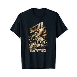Venice Revealed Retro Italian Scooter Vintage Motorino Club Moped Life Gang T-Shirt