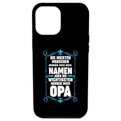 Großvater & Großeltern Geschenk iPhone 12 Pro Max Die wichtigsten nennen mich Opa Opa Großvater Case
