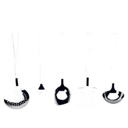 Alessi, Polished Five-Pieces Set, Silver