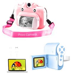 Barchrons Bundle: Kids Camera Instant Print & Kids Microscope 1000X