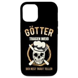 Götter tragen Weiß der Rest trägt Teller für Köche iPhone 12/12 Pro Götter tragen Weiss die Rest wears plates for chefs Case