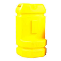Pacific Handy Cutter Blade Bank, Used Razor Blade Disposal with Wall Mount, Safely Dispose of Used Blades, Keep Blades Out of Trash Bags, Off of Floors, and Away from Other Hazardous Locations, Yellow (BH00206)