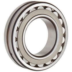 SKF 22210 E Explorer Spherical Roller Bearing, Straight Bore, Standard Tolerance, Steel Cage, Normal Clearance, Metric, 50mm Bore, 90mm OD, 23mm Width, 9500rpm Maximum Rotational Speed, 24280lbf Static Load Capacity, 23380lbf Dynamic Load Capacity