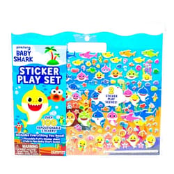 Baby Shark Horizon Group USA Baby Shark Sticker Play Set - 100 Reusable Puffy Stickers – Baby Shark Sticker Bundle for Kids Ages 3 and Up