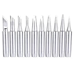 Yakamoz 10Pcs 900M-T Soldering Iron Tips Kit Solder Welding Tips Replacement Accessories for Hakko, Atten, Quick, Aoyue, Yihua, Vastar, Sywon, Tabiger, Soaiy Soldering Station