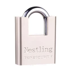 AMMIY Locks with 4 Keys，Keyed Alike Heavy Duty Pad Lock，Outdoor Solid Brass Keyed Padlock, High Security Wraped Beam Padlock with Key for Gate Lock School Gym Locker Storage Unit Fence Hasp Toolbox