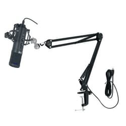Audiosavings Bundle: Audio Technica Boom Arm for USB Microphone Recording/Streaming Computer Mics Bundle with 512 Audio by Warm Audio Tempest Large Diaphragm Condenser USB Microphone+Stand (2 Items)