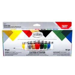 Testors Testor%27s+281231+Enamel+All+Purpose+Craft+%26+Hobby+11+Piece+Paint+Kit