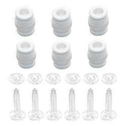 SAMLOO Damping Rubber Balls and Anti-Drop Securing Pins Kit for DJI Phantom 3 / Phantom 2 Professional Advanced Gimbal Mount