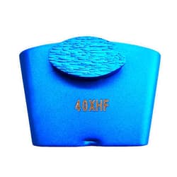 Globaldragon 9 Pcs Pro HTC Diamond Grinding Shoes Extra Soft Bond for Extra Hard Floor (Grit Optional), for HTC Floor Grinding Machine (40 Grit - 1 Oval Segment XS Bond for Extra Hard Floor)