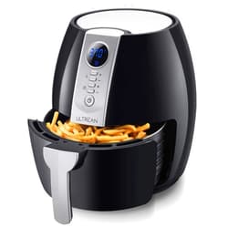 Ultrean Air Fryer, 4.2 Quart Electric Hot Airfryer Oven Oilless Cooker with LCD Digital Screen and Nonstick Frying Pot, UL Certified, 1-Year Warranty, 1500W (Black)