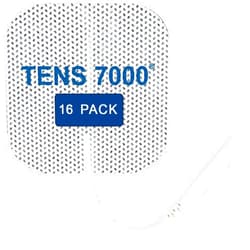 TENS 7000 Official TENS Unit Electrode Pads, 16 Pack - Premium Quality OTC TENS Pads, 2