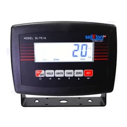 SELLETON.COM ACCURATE SCALES WITH BETTER PRICING SellEton SL-7516-B Bright 1 Port Connection 1 Cable Included LCD Indicator Scoreboard & Compatible with Any Floor Scale, Truck Scale