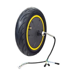 AlveyTech Black Hub Motor & Rear Wheel Assembly for the Ninebot MAX G30 Scooter (36 Volt 350 Watt) - Pneumatic Rubber 60/70-6.5 Tire, Replacement 2-Wheel Powered Electric Recreational E-Scooters Part