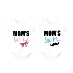 YSCULBUTOL Baby Twins Bodysuit Perfect Together Best Friend Newborn Romper Toddler Unisex Twin Outfit