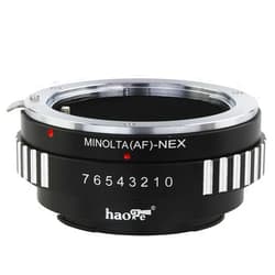 Haoge Lens Mount Adapter for Sony Alpha A-Type Minolta MAF AF Mount Lens to Sony E Mount NEX Camera as a3000 a3500 a5000 a5100 a6000 a6400 a6500 A7 A7R A7S A7II A7RII A7SII A7III A7RIII A9 VG30 FS7