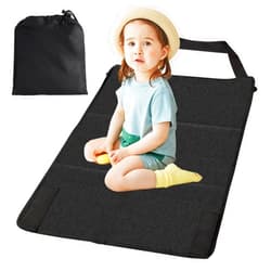 SEILETOO Airplane Footrest for Kids, Toddler Travel Bed for Sirplane, Seat Extender Airplane for Leg Rest and Lie Down, Flying Travel Essentials for Baby