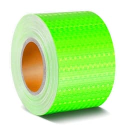 Roartisa 100ft Green Reflective Tape, Waterproof High Visibility Warning Safety Adhesive Tape Outdoor Reflective-Stickers, Safety Reflective Strip（Green, 4 Inch x 100 FT）