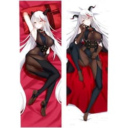 KXUISDUJ Body Pillow Case Hugging Pillow Game Anime Merch Stuffed Double-Sided Printed Peach Skin Plush 59 x 20 Inch Room Decor (Ägir 1) KXUISDUJ