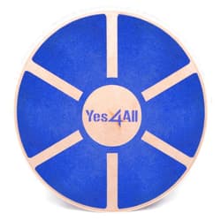 Yes4All Versatile Wooden Wobble Balance Board, Balance Trainer for Physical Therapy, Standing Desk, Core Training, Exercise Balance Stability Trainer