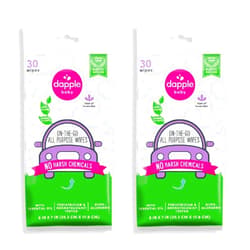 Dapple All Purpose Wipes by Dapple Baby, Hypoallergenic & Powered by Plants Cleaning Wipes, Hint of Lavender, 30 Count (Pack of 2)
