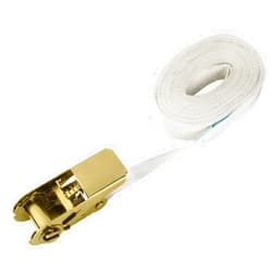Xavax | Safety Lashing Strap with Ratchet for Laundry Drier | White