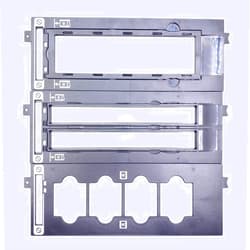 OKLILI 3PC X QM3-2694-000 QM3-2695-000 QC2-5902-000 Photo Film Guide 35mm Sleeve + 35mm Mount +120mm Holder Assy Slide Negative Cover Compatible with Canon CanoScan 8000F 8800 8800F 9000F Mark II