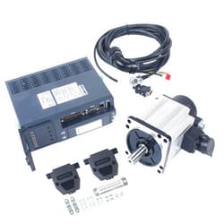 CNCTOPBAOS 1.5KW AC Servo Motor Kit,220V with Servo Driver System Controller Kit,with Encoder,Power Cable 1500W 2500rpm 5.73Nm ac servo kit for Industrial Robot/Cutting Machine/Medical Equipment