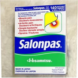 Salonpas Pain Relieving Patch, 140 Patches
