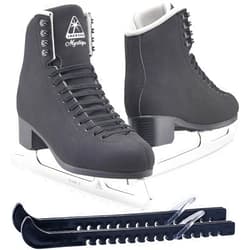 Jackson Ultima Mystique Figure Ice Skates for Men and Boys Bundle with Guardog Skate Guards