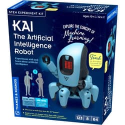 Thames & Kosmos Kai: The Artificial Intelligence Robot | Explore Machine Learning | Build an Innovative Smart Robot & Experiment with AI | App-Enabled for iOS & Android | Intro to AI for Kids