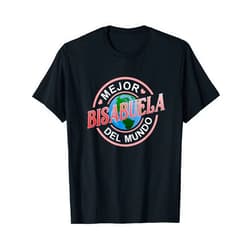 Mejor Bisabuela Dia Del Madre Gifts For Bisabuela Mejor Bisabuela Del Mundo Best Great Grandma Spanish T-Shirt