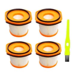 Potiarey 4 Pack Filter Replacement Parts Are Compatible with Shark Vacuum Filter Replacement WS620, WS630, WS632, WS633, Shark Cordless Handheld Vacuum Filter Replacement Part Number XFFWV360