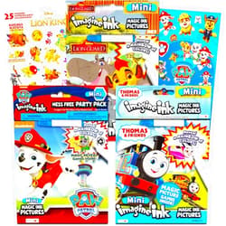 Imagine Ink Coloring Book Set for Toddlers Kids - 3 Magic Ink Books Featuring Paw Patrol, Thomas the Train, Lion Guard with Invisible Ink Pens and Stickers (Mess Free Coloring)