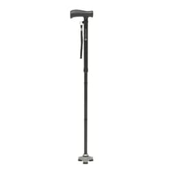 HurryCane HCANE-BK-C2 Freedom Edition Foldable Walking Cane with T Handle, Original Black