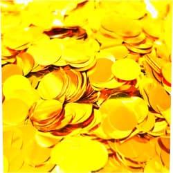Huionvia Gold Confetti 1 inch Table Confetti Glitter 5000 pcs for Wedding Party Decoration or Filled Balloons