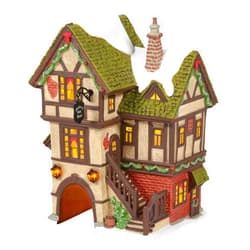 Department 56 Dickens Village The Mulberry Gate House Lit Building, 7.25 Inch, Multicolor