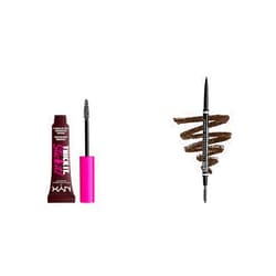 NYX Professional Makeup Thick It Stick It Thickening Brow Mascara & Micro Brow Pencil Bundle - Espresso