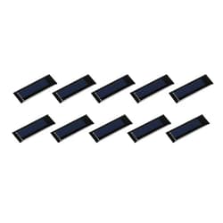 MECCANIXITY Mini Solar Panel Cell 0.5V 160mA 0.08W 53mm x 18mm for DIY Electric Power Project Pack of 10