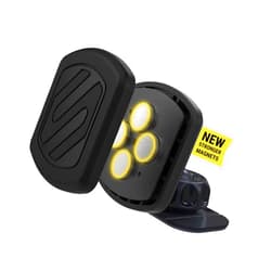 Scosche MXDM Extra Strong MagicMount Magnetic Phone Holder for Car Dashboard, Cell Phone Mount with Extra Strength Magnet and Thicker Metal Plate for Max Hold, Compatible with iPhone and All Devices