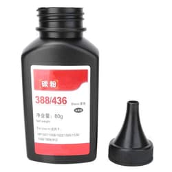 Hilitand Printer Refill Toner Powder 1 Bottle Black Toner Powder (80g/2.8oz)