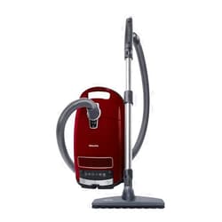 Miele Complete C3 Limited Edition Bagged Canister Vacuum Cleaner with AirClean System, AllTeQ Universal Floorhead, and Parquet Twister Floorbrush, in Tayberry Red