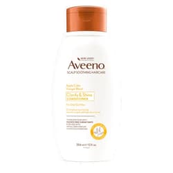 Aveeno Apple Cider Vinegar Sulfate-Free Conditioner for Balance & High Shine, Daily Moisturizing & Scalp Soothing Conditioner for Oily or Dull Hair, Paraben & Dye-Free, 12oz